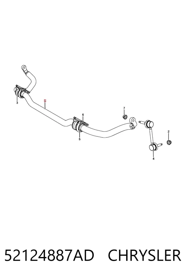 Stabilizator przedni Jeep Grand Cherokee IV