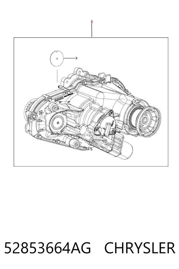 Skrzynia rozdzielcza 52853664AG Chrysler