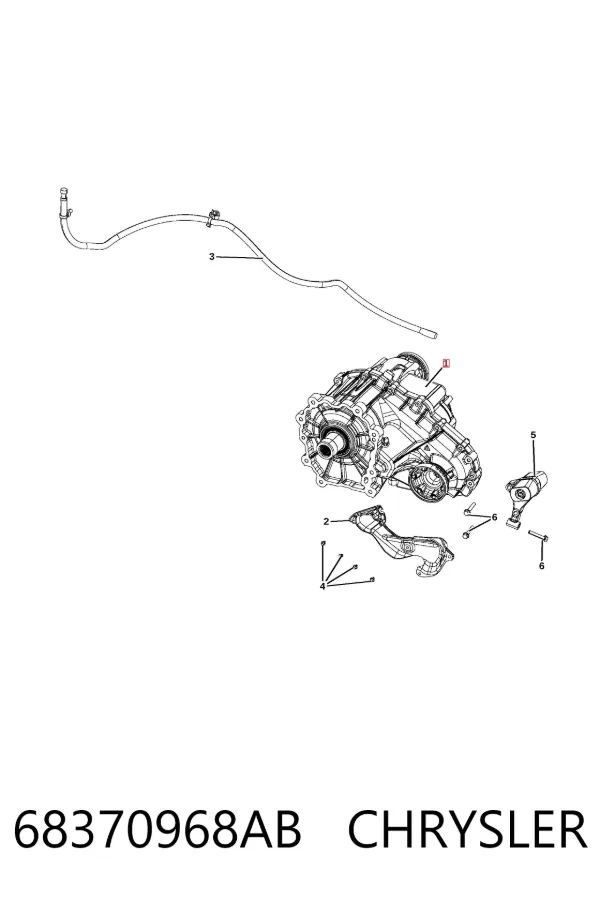 Skrzynia rozdzielcza 68370968AB Chrysler