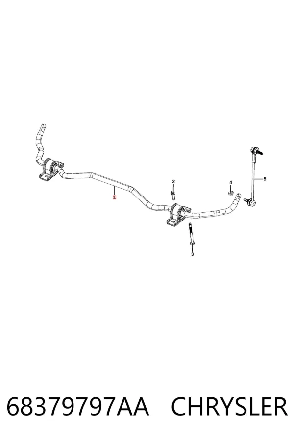 Stabilizator przedni 68379797AA Chrysler