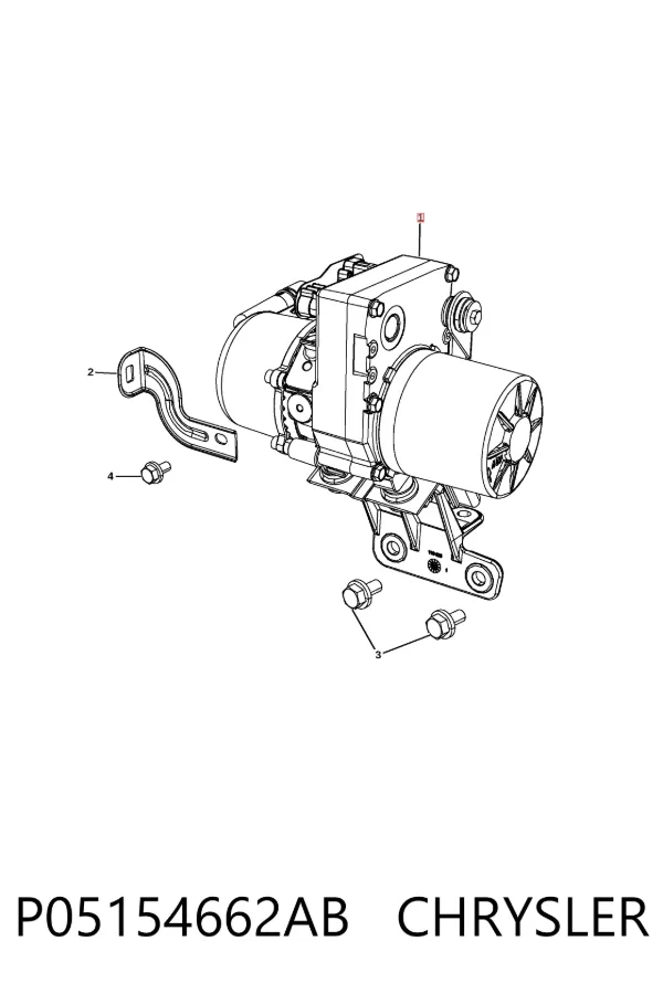 Pompa wspomagania hydraulicznego kierownicy P05154662AB Chrysler