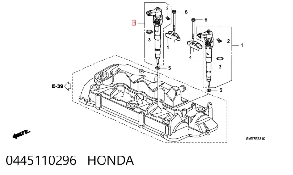 Wtryskiwacz paliwa Honda FR-V BE