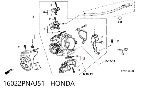 Regulator biegu jałowego Honda STREAM RN