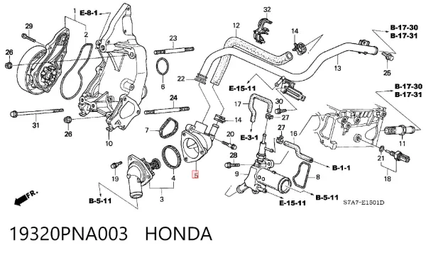  19320PNA003 Honda