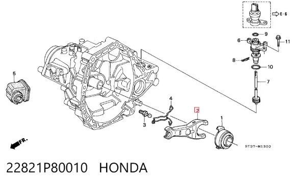 Widełki sprzęgła Honda CR-V I