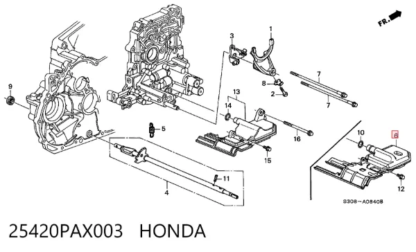 Filtr automatycznej skrzyni biegów 25420PAX003 Honda