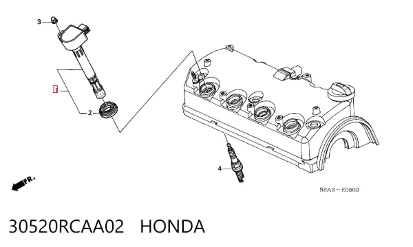 Cewka zapłonowa 30520RCAA02 Honda