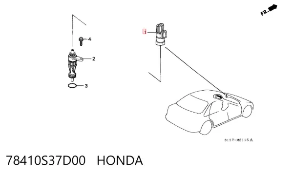 Czujnik prędkości 78410S37D00 Honda