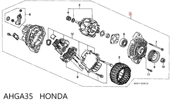 Alternator AHGA35 Honda