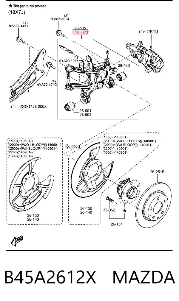  B45A2612X Mazda