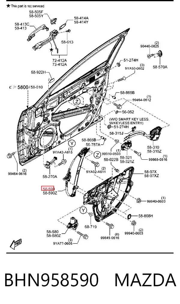  BHN958590 Mazda