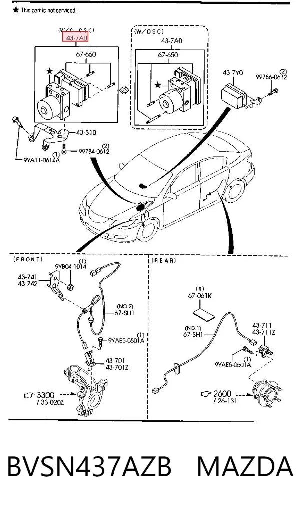 Sterownik ABS  hydrauliczny Mazda 3 BK12