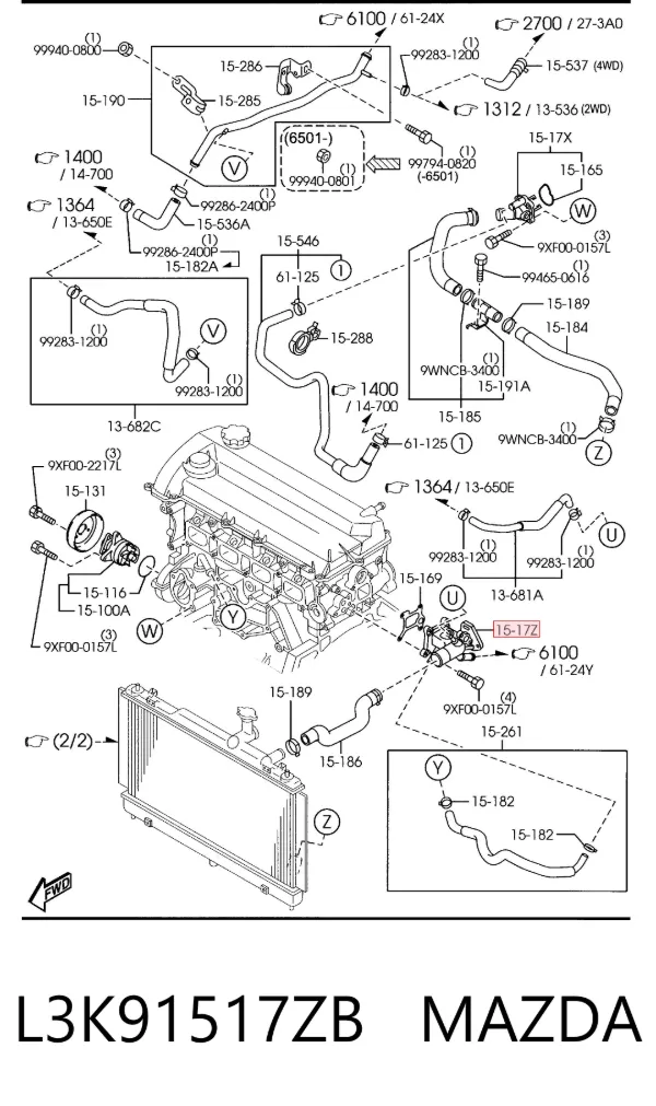  L3K91517ZB Mazda