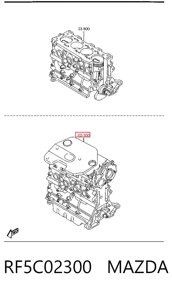 Silnik w komplecie Mazda 6 GY