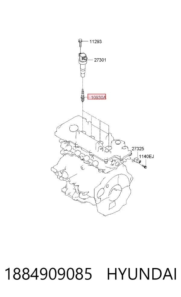 Świeca zapłonowa 1884909085 Hyundai/Kia