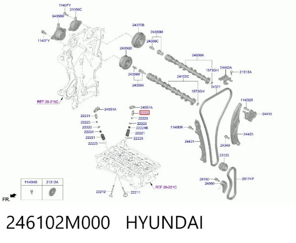 Kompensator hydrauliczny (popychacz hydrauliczny), popychacz zaworu Suzuki Vitara LY