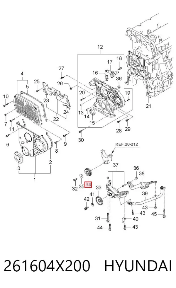  261604X200 Hyundai/Kia