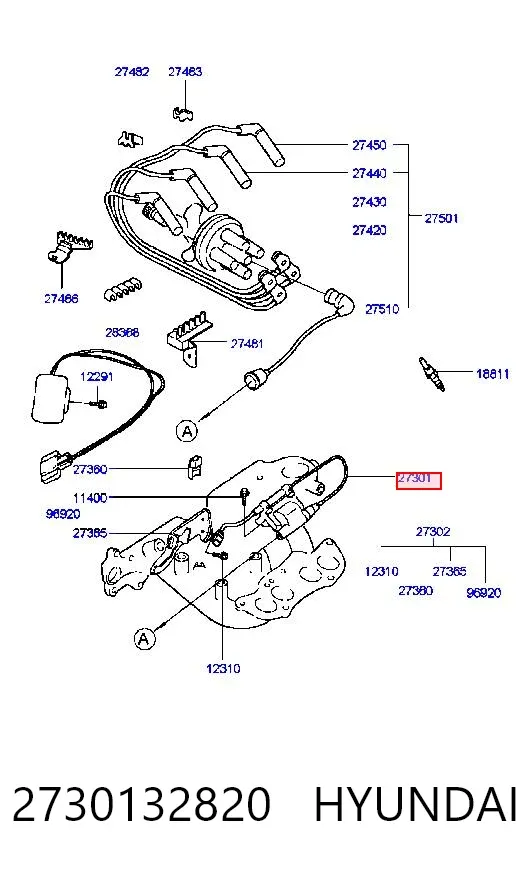 Cewka zapłonowa 2730132820 Hyundai/Kia