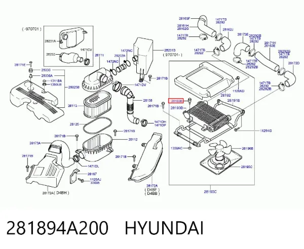 Śruba 281894A200 Hyundai/Kia