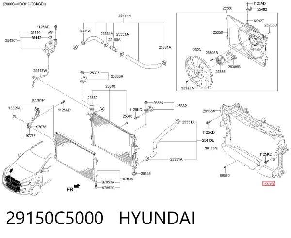  29150C5000 Hyundai/Kia