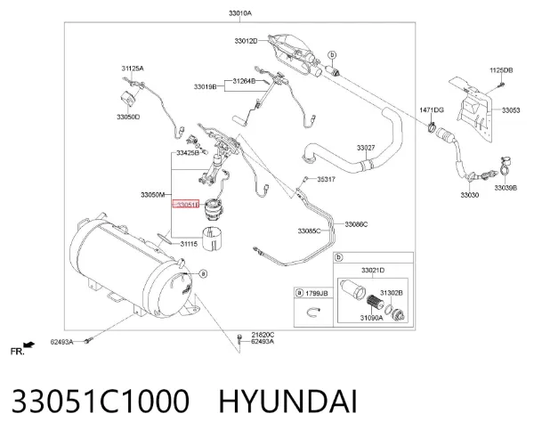 Pompa paliwa elektryczna zanurzeniowa 33051C1000 Hyundai/Kia