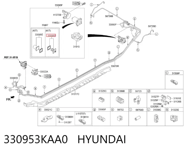 Filtr paliwa 330953KAA0 Hyundai/Kia