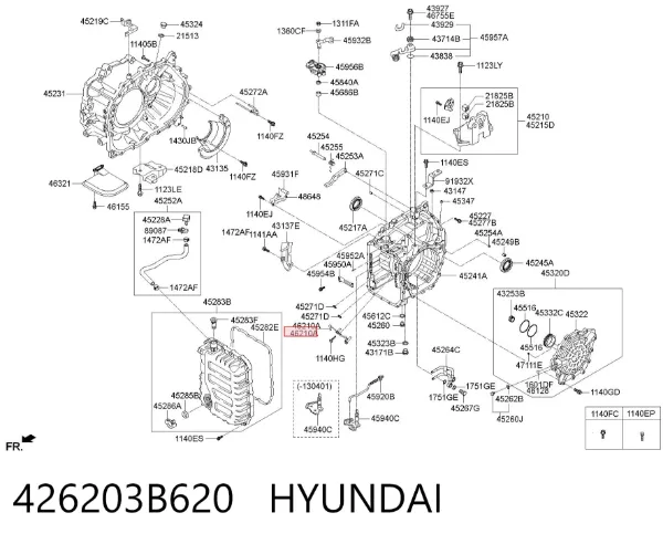 Czujnik prędkości 426203B620 Hyundai/Kia