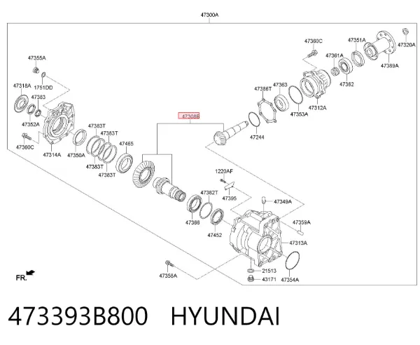  473393B800 Hyundai/Kia
