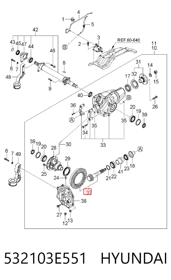  532103E551 Hyundai/Kia