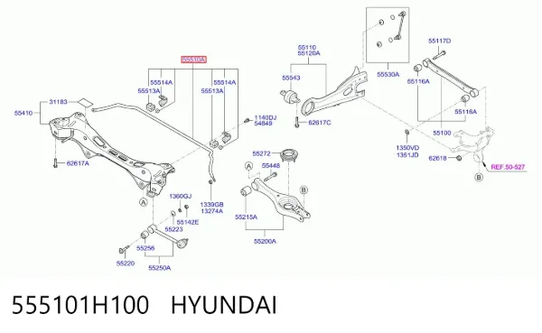 Stabilizator tylny KIA Ceed ED