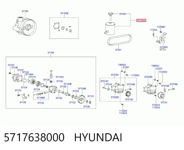 Zbiornik płynu wspomagania Hyundai Sonata IV