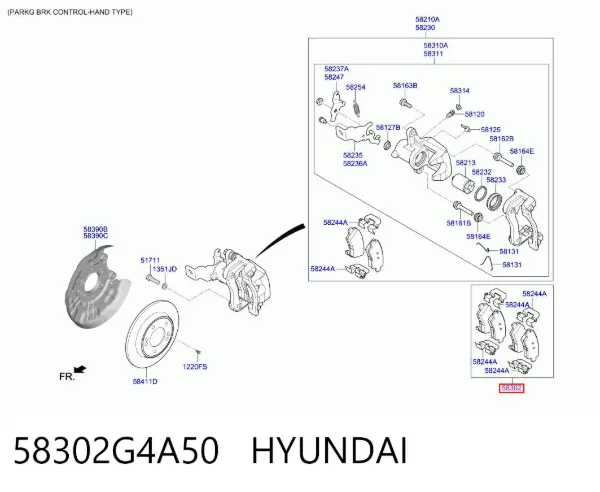  58302G4A50 Hyundai/Kia