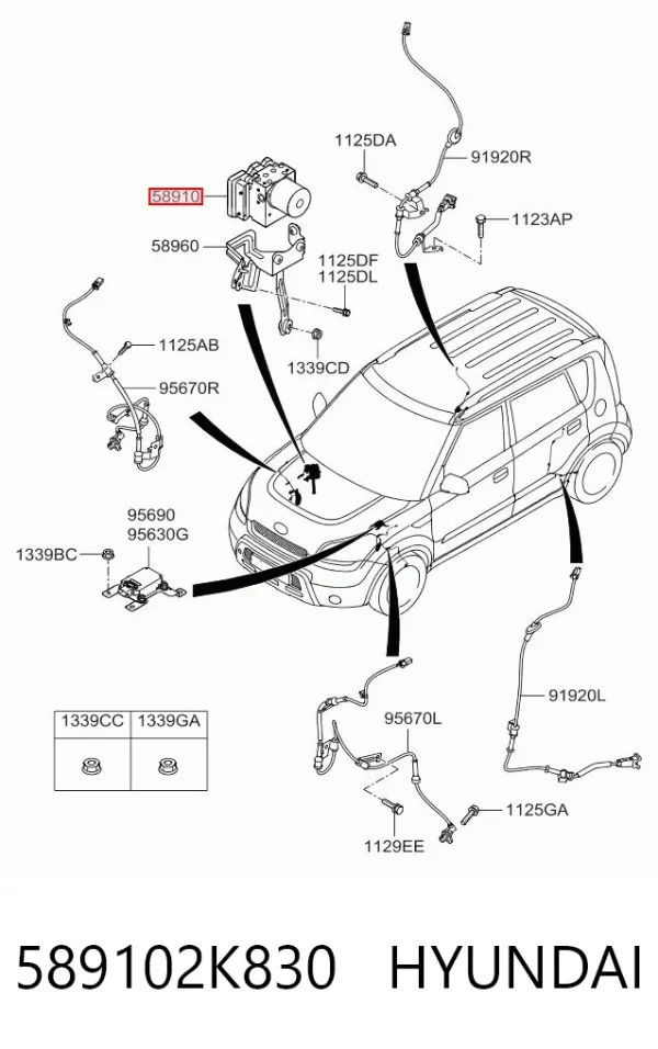 Sterownik ABS  hydrauliczny KIA Soul I