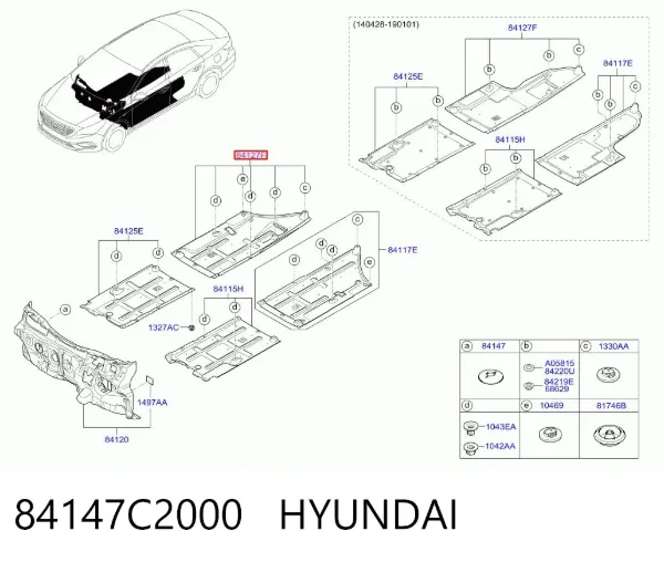  84147C2000 Hyundai/Kia