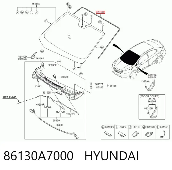  86130A7000 Hyundai/Kia