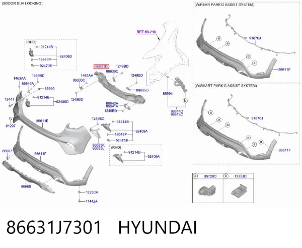  86631J7301 Hyundai/Kia
