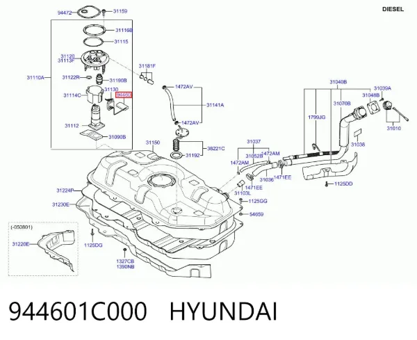 Czujnik poziomu paliwa w zbiorniku 944601C000 Hyundai/Kia