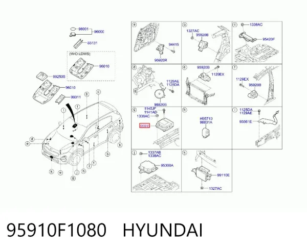  95910F1080 Hyundai/Kia
