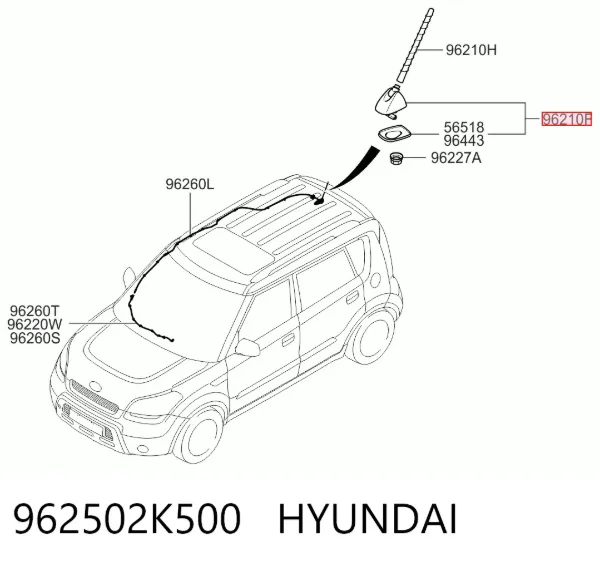 Antena KIA Soul I