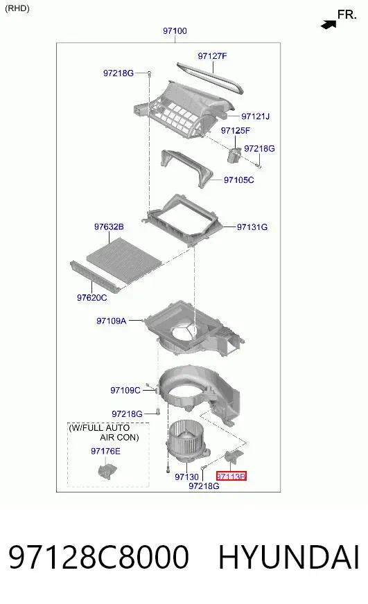  97128C8000 Hyundai/Kia