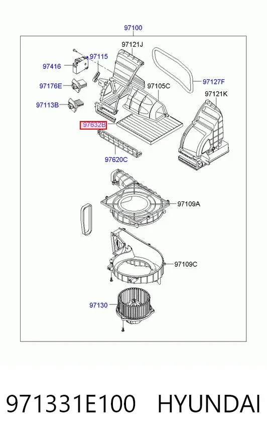 Filtr kabiny 971331E100 Hyundai/Kia