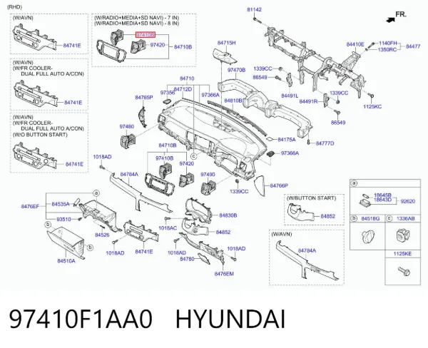  97410F1AA0 Hyundai/Kia