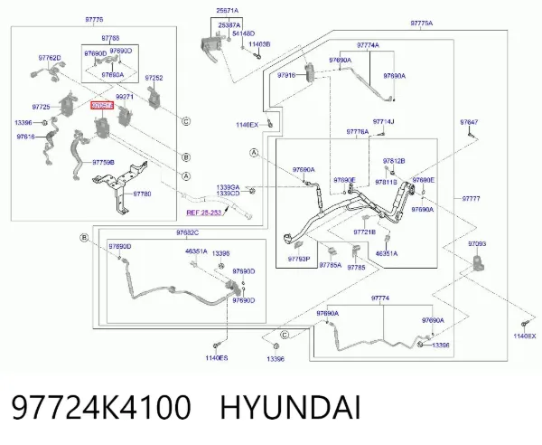  97724K4100 Hyundai/Kia