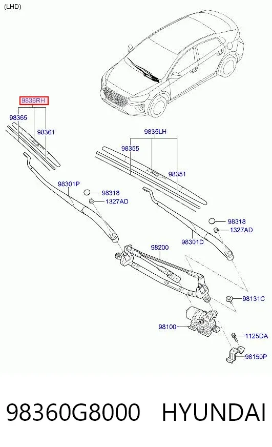  98360G8000 Hyundai/Kia