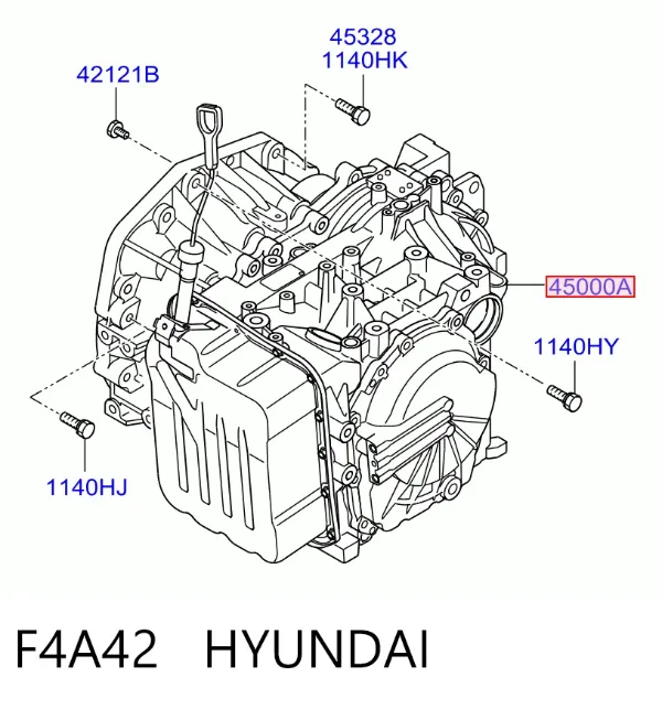 Automatyczna skrzynia biegów, kompletna Hyundai Sonata V
