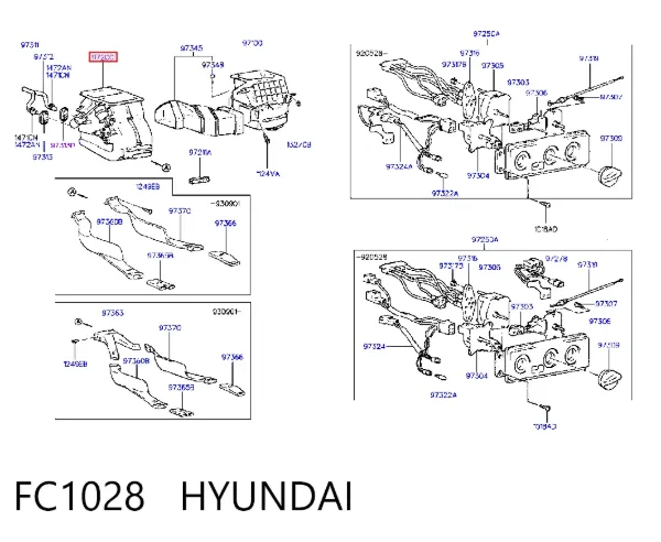 Filtr kabiny FC1028 Hyundai/Kia