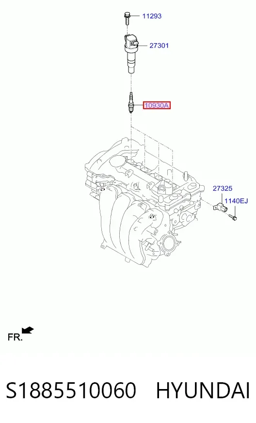 Świeca zapłonowa S1885510060 Hyundai/Kia