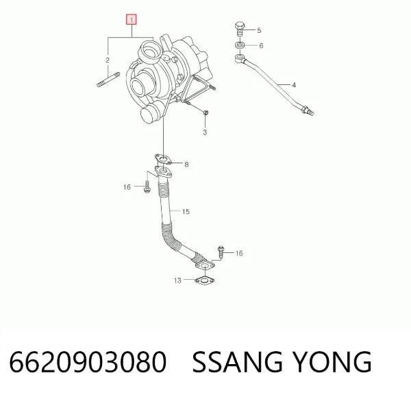 Turbina SsangYong Musso FJ