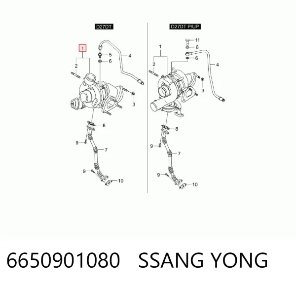 Turbina 6650901780 Hyundai/Kia