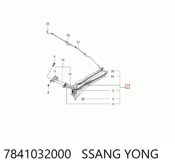 Zbiorniczek spryskiwacza szyb SsangYong Actyon SPORTS